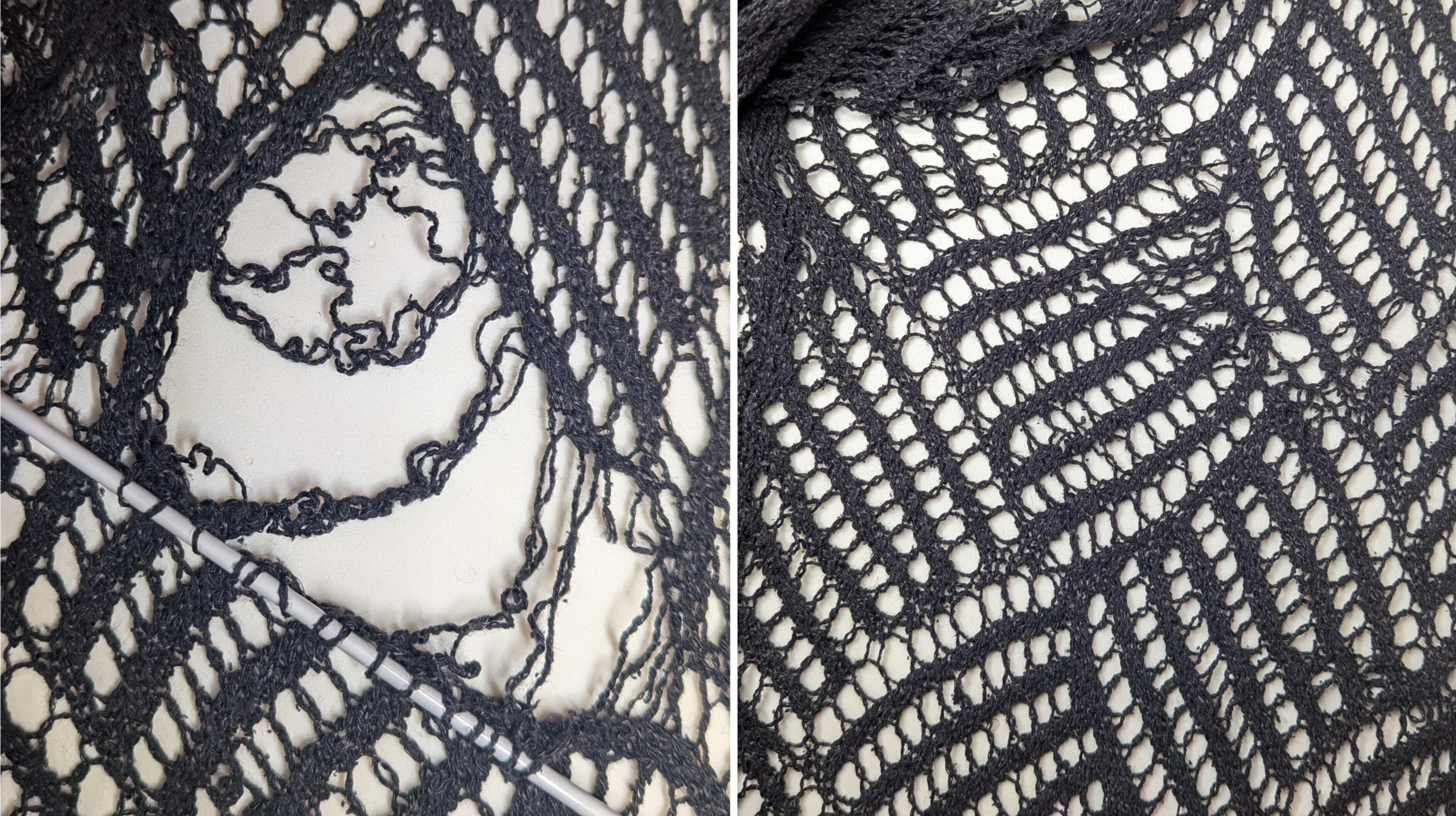 Lace jacket repair